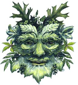 greenman husband to mother goddess Earth sustainability green love